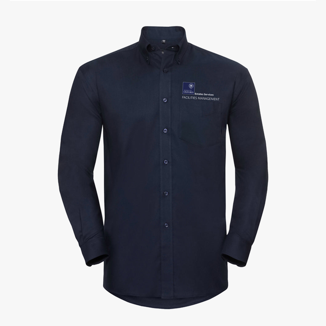FM05 Estates Services Men's Long Sleeved Classic Oxford Shirt
