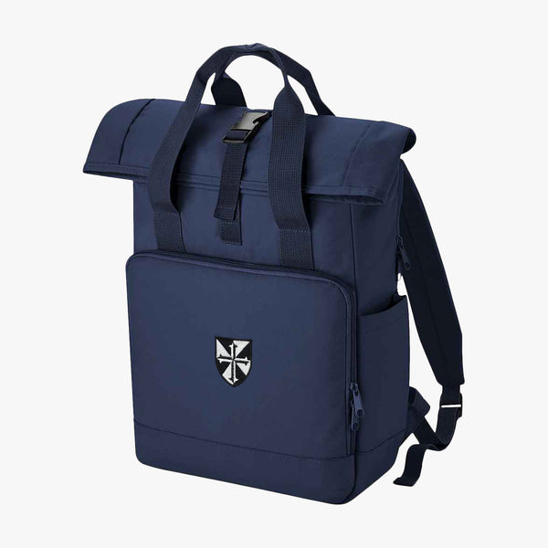 Load image into Gallery viewer, Blackfriars Recycled Rolltop Laptop Backpack
