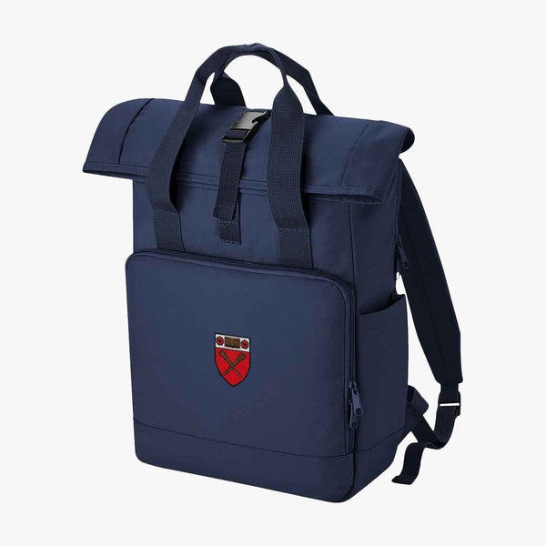 Load image into Gallery viewer, Oxford College Recycled Rolltop Laptop Backpack
