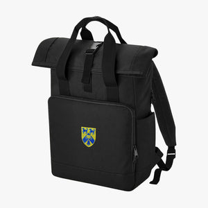 Oxford College Recycled Rolltop Laptop Backpack