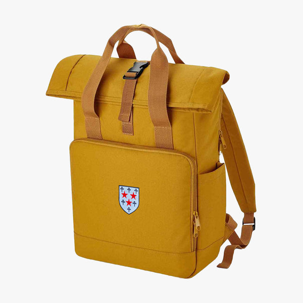 Load image into Gallery viewer, Someville College Recycled Rolltop Laptop Backpack
