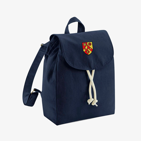 Load image into Gallery viewer, Wolfson College Organic Cotton Mini Backpack
