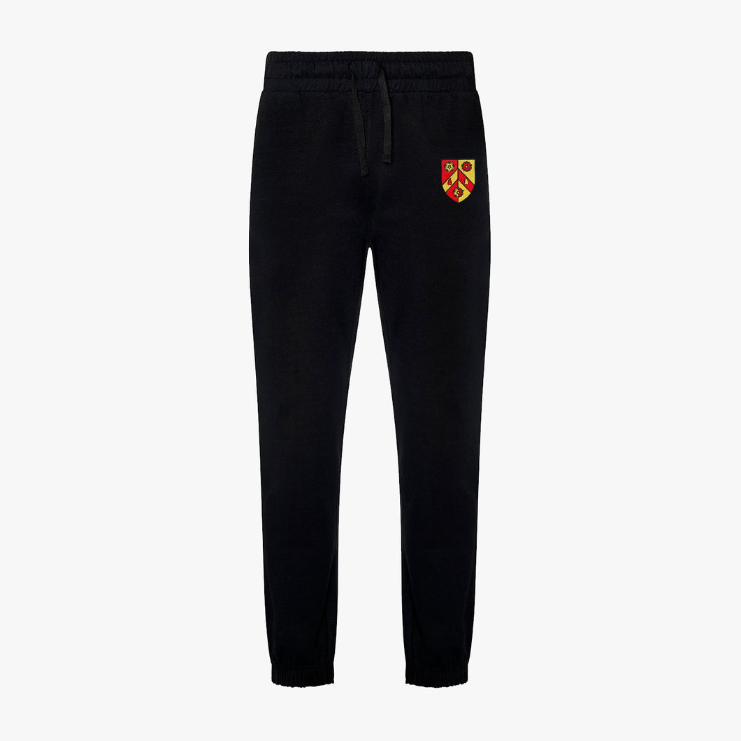 OUTLET Wolfson College Recycled Jogging Bottoms Black Medium