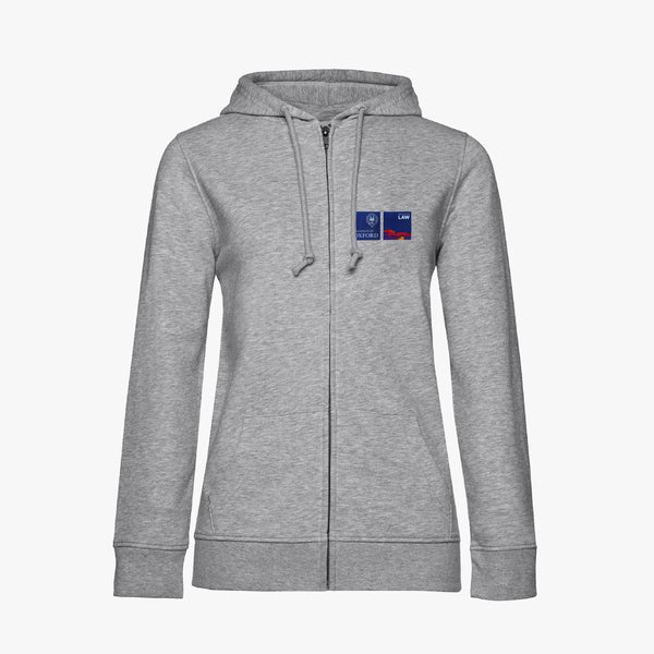 Load image into Gallery viewer, Faculty of Law Organic Ladies Zip Hoodie
