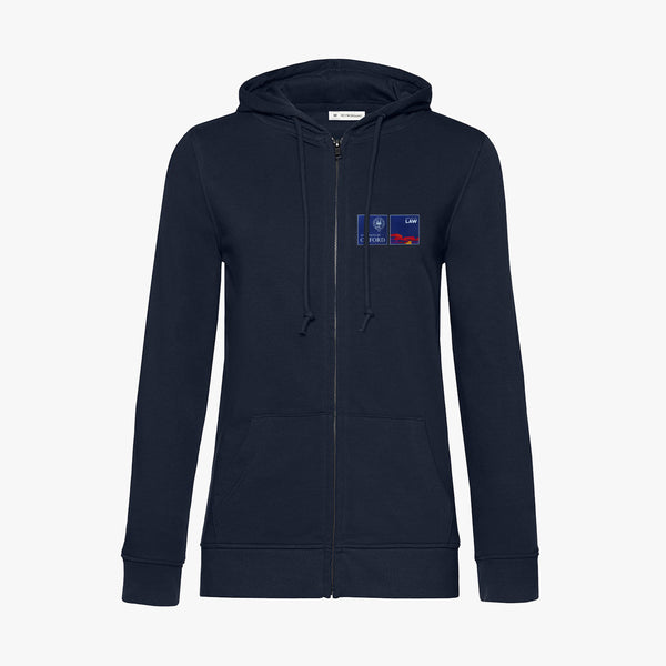 Load image into Gallery viewer, Faculty of Law Organic Ladies Zip Hoodie
