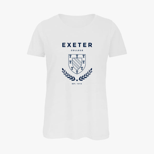 Load image into Gallery viewer, Exeter College Ladies Organic Laurel T-Shirt
