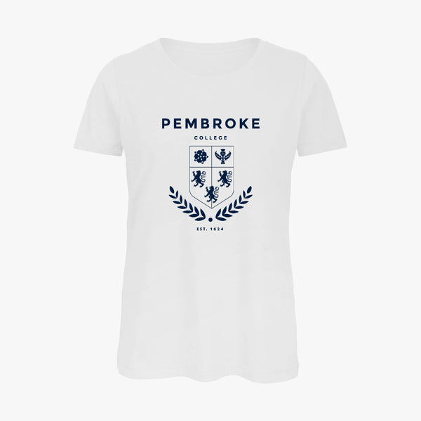 Load image into Gallery viewer, Pembroke College Ladies Organic Laurel T-Shirt
