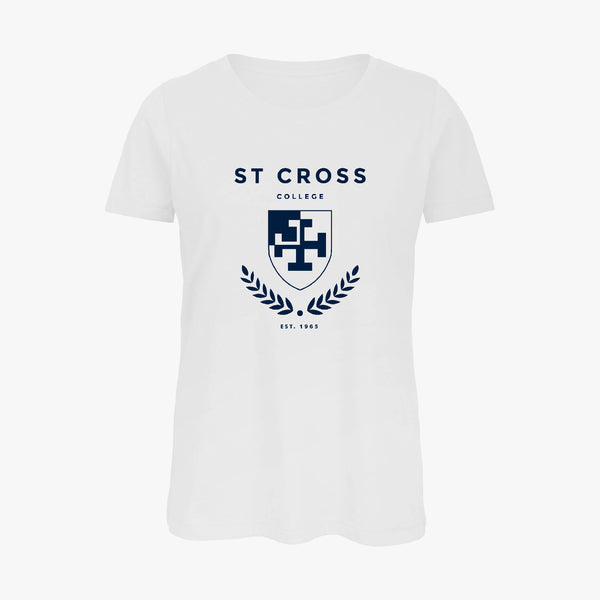 Load image into Gallery viewer, St Cross College Ladies Organic Laurel T-Shirt
