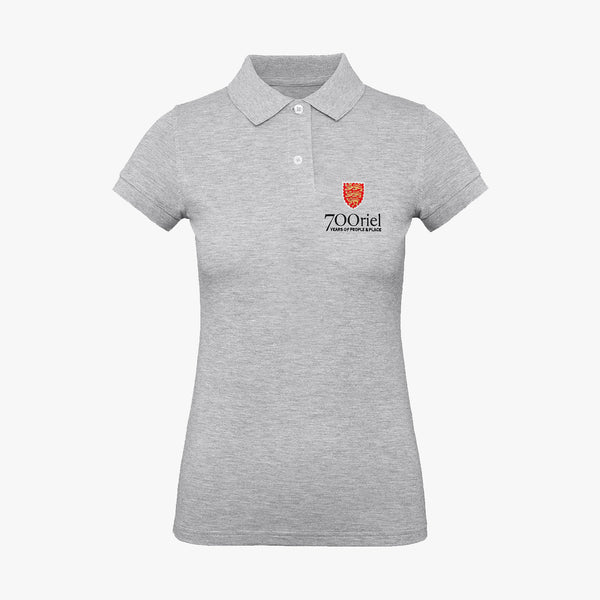 Load image into Gallery viewer, Oriel College Ladies Organic Embroidered Polo Shirt

