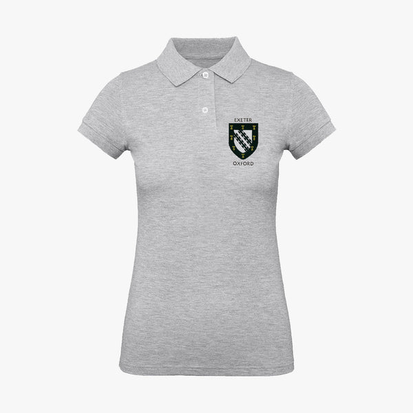 Load image into Gallery viewer, Exeter College Ladies Organic Embroidered Polo Shirt
