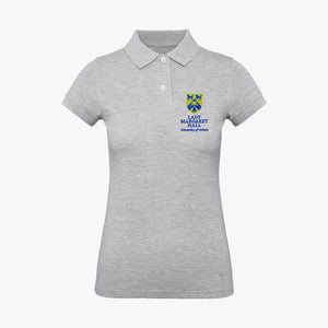 Lady Margaret Hall Ladies Organic Embroidered Polo Shirt