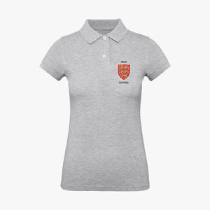 Oriel College Ladies Organic Embroidered Polo Shirt