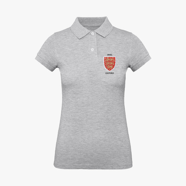 Load image into Gallery viewer, Oriel College Ladies Organic Embroidered Polo Shirt
