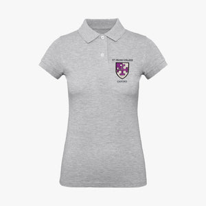St Cross College Ladies Organic Embroidered Polo Shirt