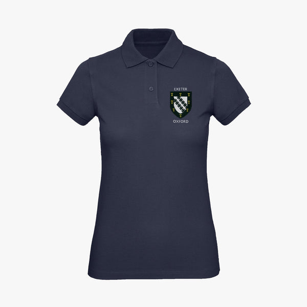 Load image into Gallery viewer, Exeter College Ladies Organic Embroidered Polo Shirt
