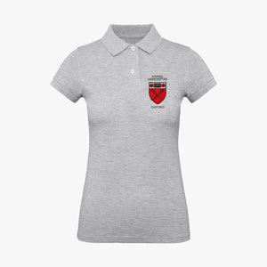 Harris Manchester College Ladies Organic Embroidered Polo Shirt
