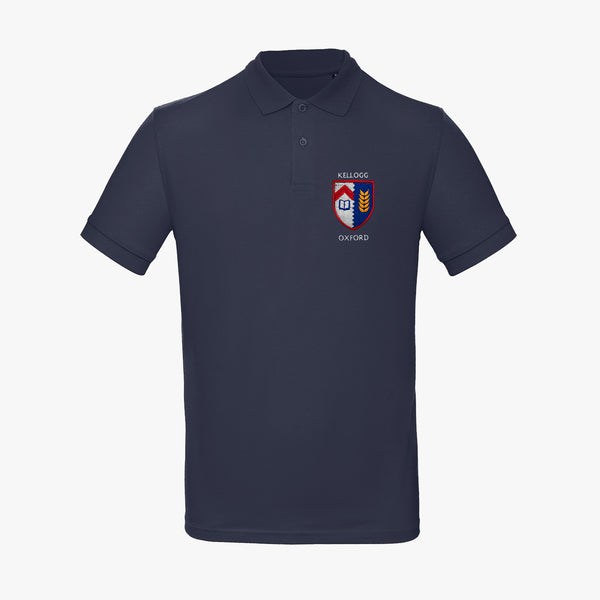 Load image into Gallery viewer, Kellogg College Men&#39;s Organic Embroidered Polo Shirt
