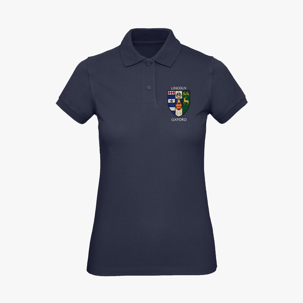 Lincoln College College Ladies Organic Embroidered Polo Shirt