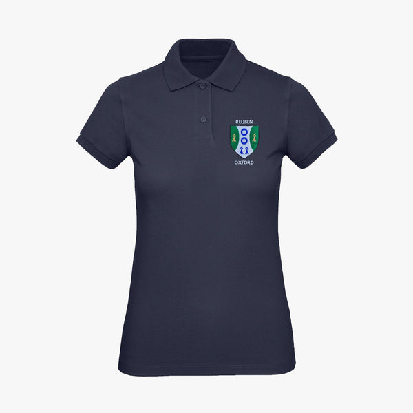 Load image into Gallery viewer, Reuben College Ladies Organic Embroidered Polo Shirt
