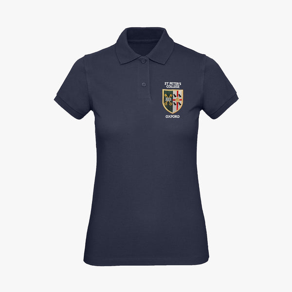 Load image into Gallery viewer, Ladies Oxford College Organic Embroidered Polo Shirt
