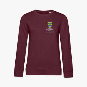 Lady Margaret Hall Ladies Organic Embroidered Sweatshirt