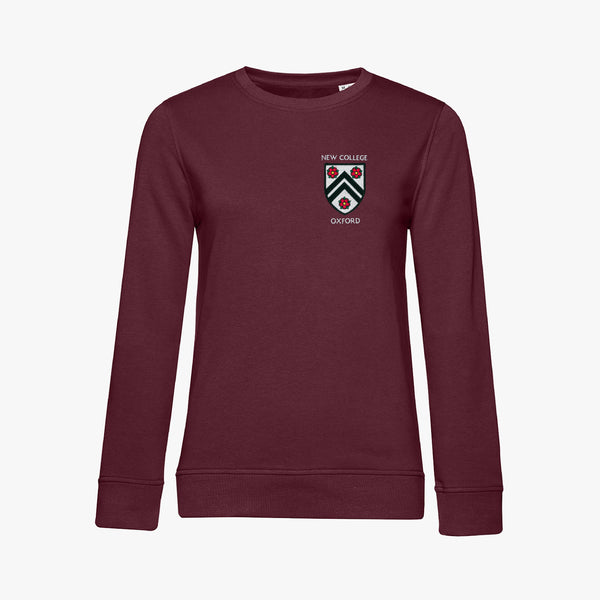 Load image into Gallery viewer, New College Ladies Organic Embroidered Sweatshirt
