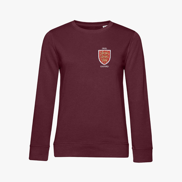 Load image into Gallery viewer, Oriel College Ladies Organic Embroidered Sweatshirt
