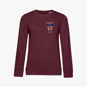 Regent's Park College Ladies Organic Embroidered Sweatshirt