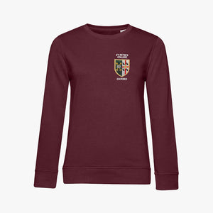 Ladies Oxford College Organic Embroidered Sweatshirt