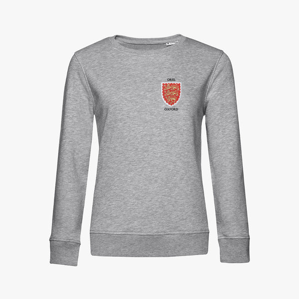 Load image into Gallery viewer, Oriel College Ladies Organic Embroidered Sweatshirt
