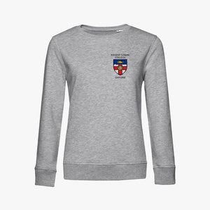 Regent's Park College Ladies Organic Embroidered Sweatshirt