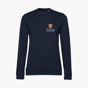 Oriel College Ladies Organic Embroidered Sweatshirt
