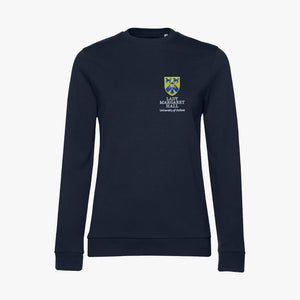 Lady Margaret Hall Ladies Organic Embroidered Sweatshirt