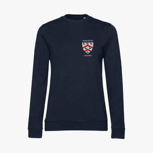 Worcester College Ladies Organic Embroidered Sweatshirt