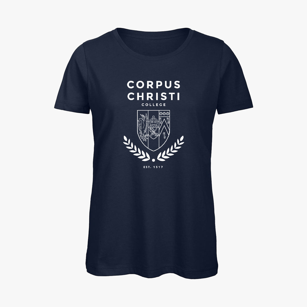 Corpus Christi College Ladies Organic Laurel T-Shirt