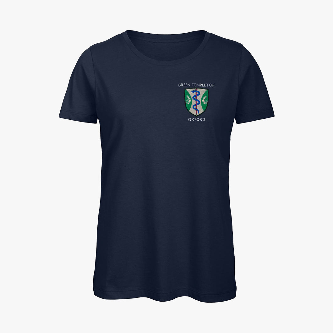 Green Templeton College Ladies Organic Embroidered T-Shirt
