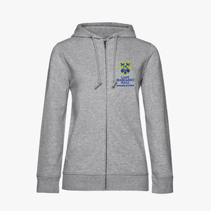 Lady Margaret Hall Ladies Organic Embroidered Zip Hoodie