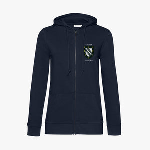 Exeter College Ladies Organic Embroidered Zip Hoodie