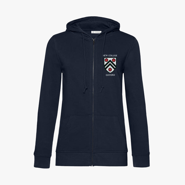 Load image into Gallery viewer, New College Ladies Organic Embroidered Zip Hoodie
