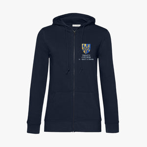 Trinity College Ladies Organic Embroidered Zip Hoodie