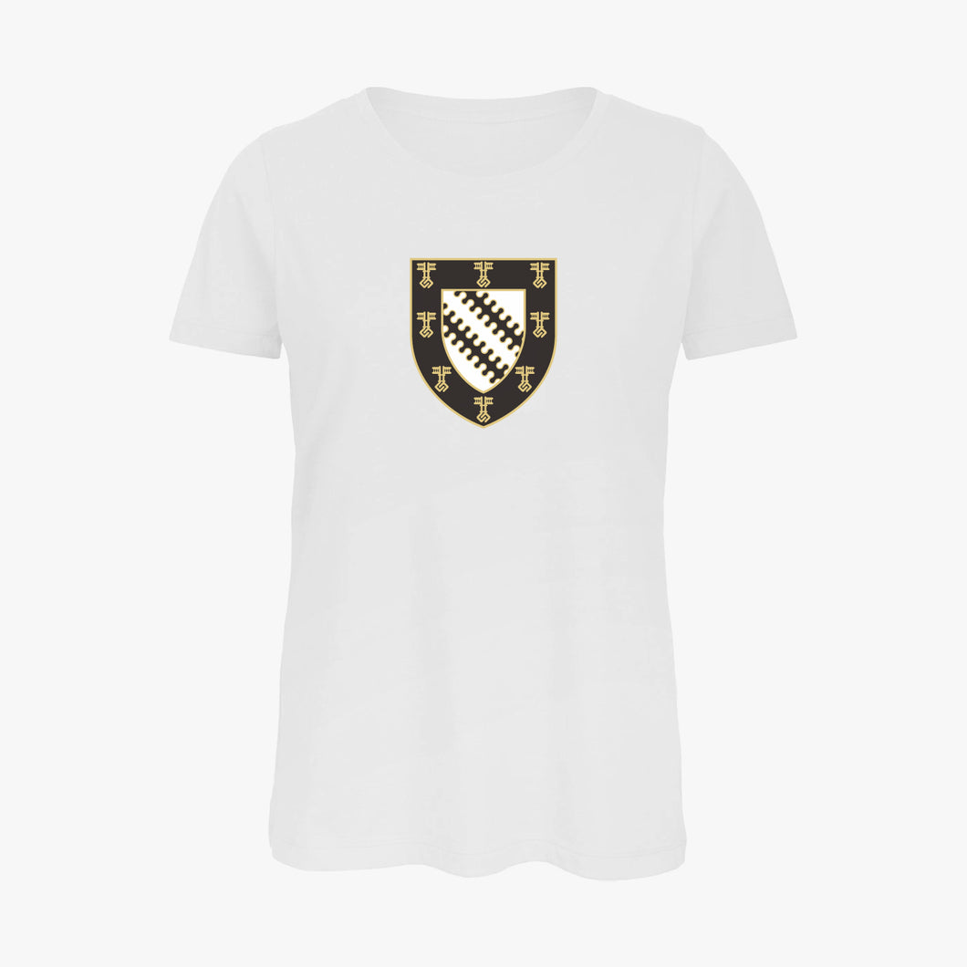 Exeter College Ladies Oxford Arms Organic T-Shirt