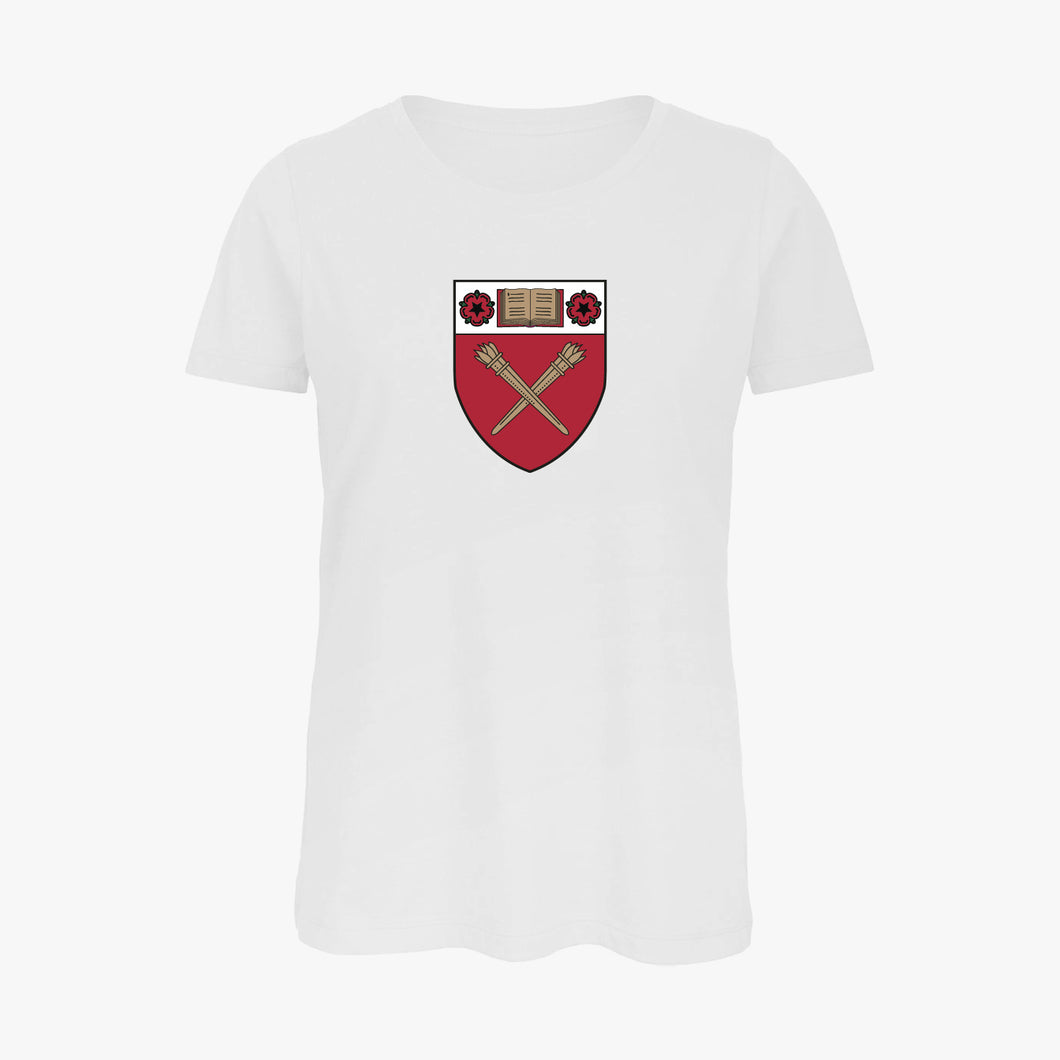 Harris Manchester College Ladies Oxford Arms Organic T-Shirt