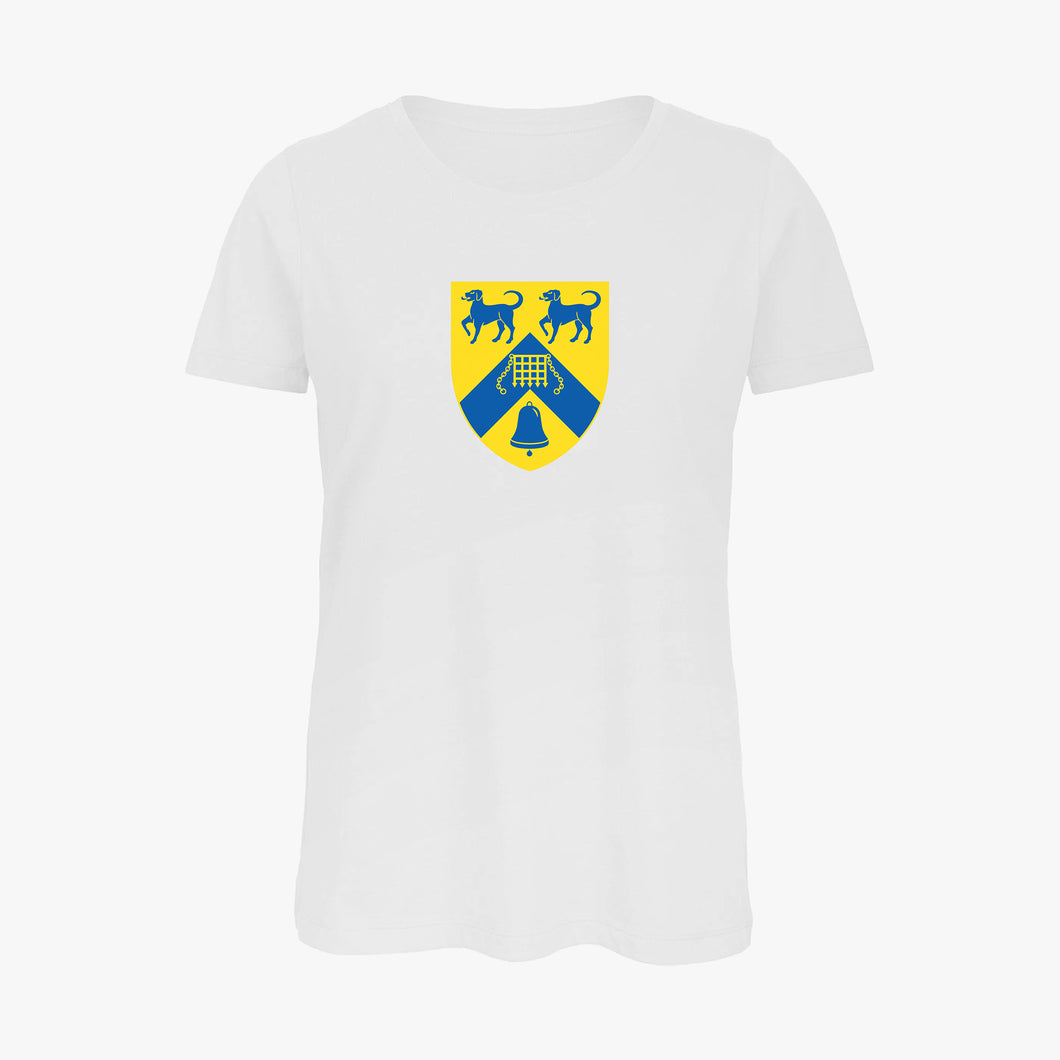 Lady Margaret Hall Ladies Oxford Arms Organic T-Shirt