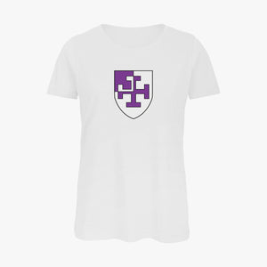St Cross College Ladies Oxford Arms Organic T-Shirt