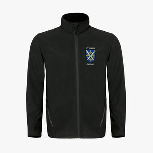 OUTLET St Hugh's College Men's Embroidered Micro Fleece Black Medium