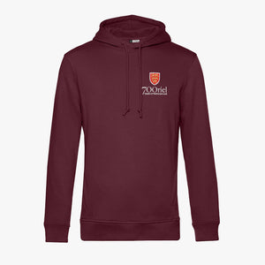 Oriel College Men's Organic Embroidered Hoodie