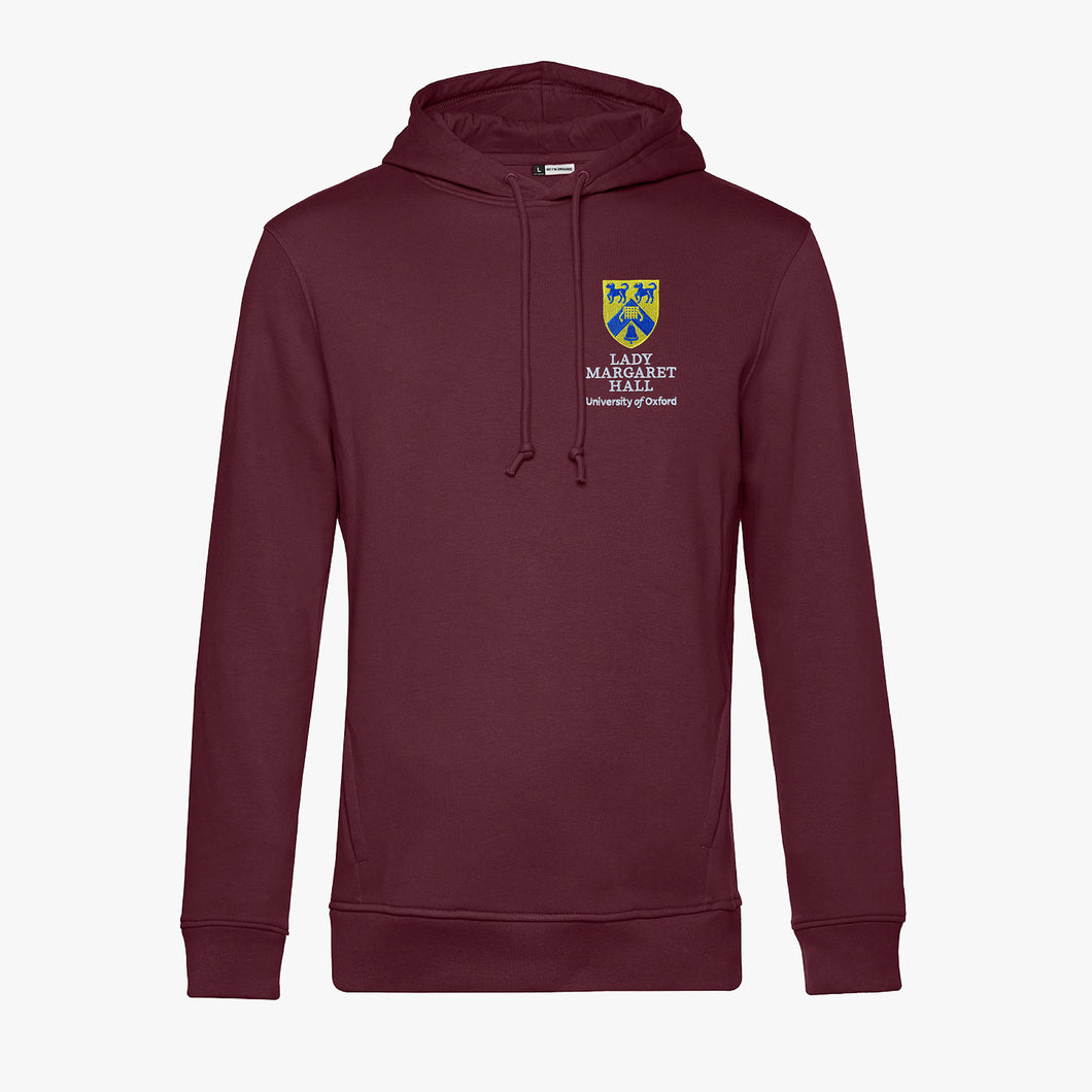 Lady Margaret Hall Men's Organic Embroidered Hoodie