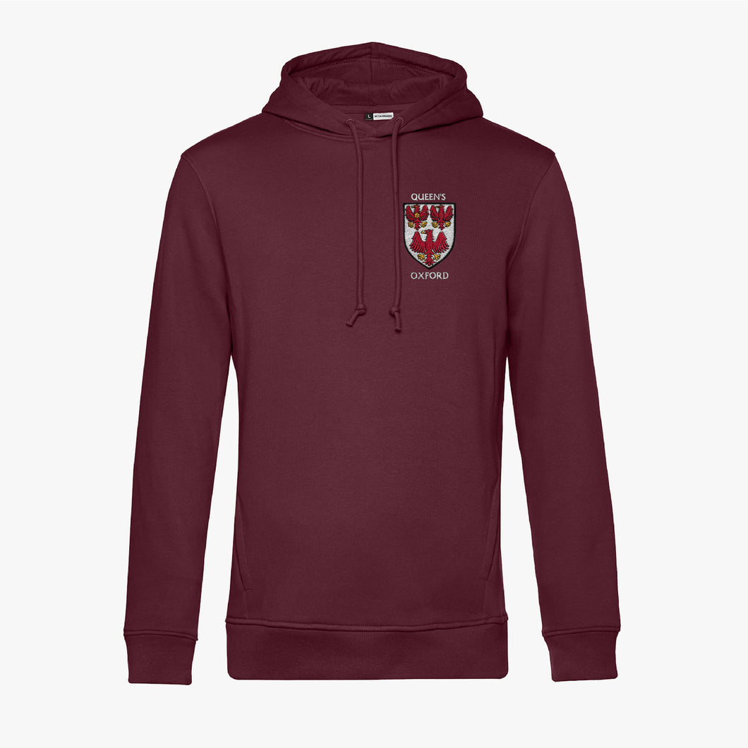 The Queen's College Men's Organic Embroidered Hoodie