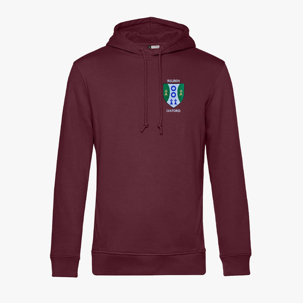 Load image into Gallery viewer, Reuben College Men&#39;s Organic Embroidered Hoodie
