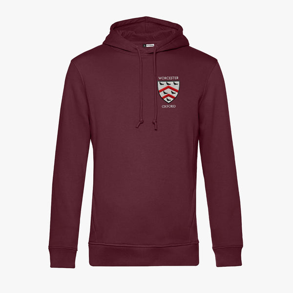 Load image into Gallery viewer, Worcester College Men&#39;s Organic Embroidered Hoodie
